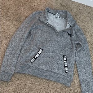 VS PINK quarter zip